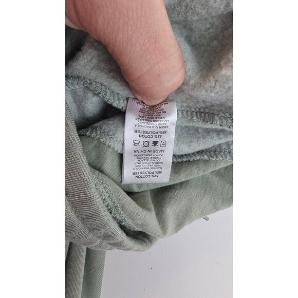 Vail ski Colorado size S fleece lined green joggers tie waist tapered lounge EUC - Picture 4 of 7